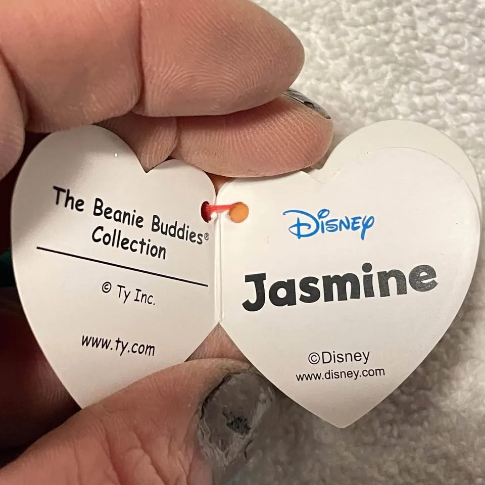 Disney princess Jasmine Ty sparkle edition beanie baby image indicator(3)