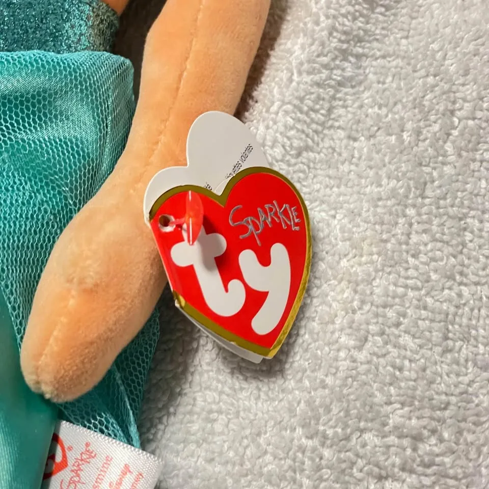 Disney princess Jasmine Ty sparkle edition beanie baby image indicator(6)