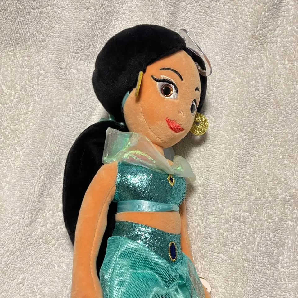 Disney princess Jasmine Ty sparkle edition beanie baby image indicator(9)