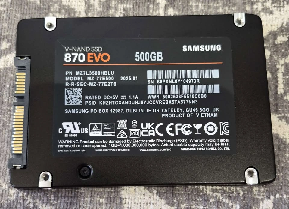 Samsung 870 EVO SATA SSD 500GB - photo 2
