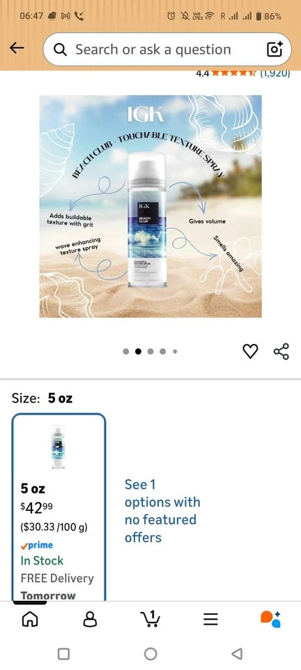 IGK Beach Club Texture Hair Spray - photo 2