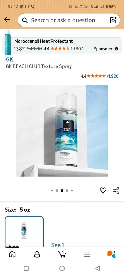 IGK Beach Club Texture Hair Spray - photo 4