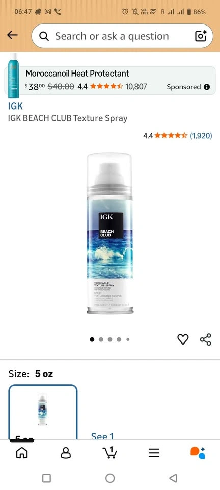 IGK Beach Club Texture Hair Spray - photo 5