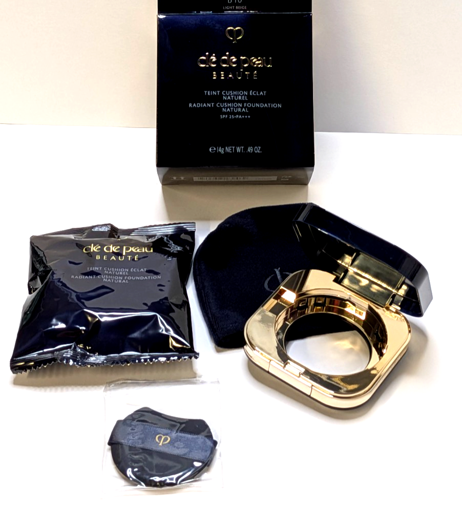 Genuine Clé de Peau Beauté Radiant Cushion Foundation Natural BF - photo 5