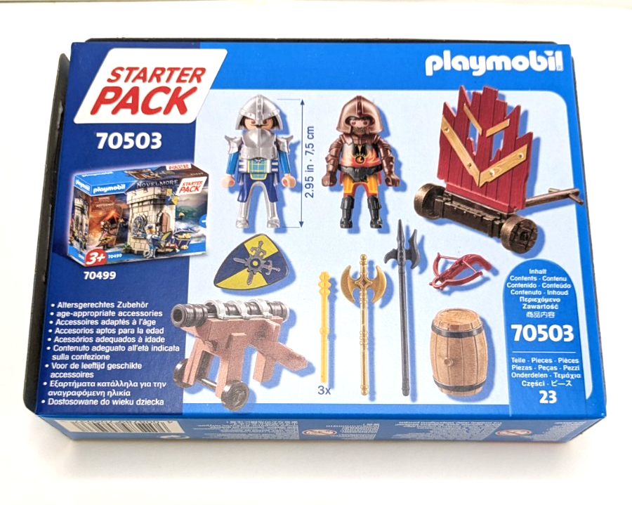 Playmobil 70503 Novelmore Starter Set Knight's Duel New Sealed - photo 2