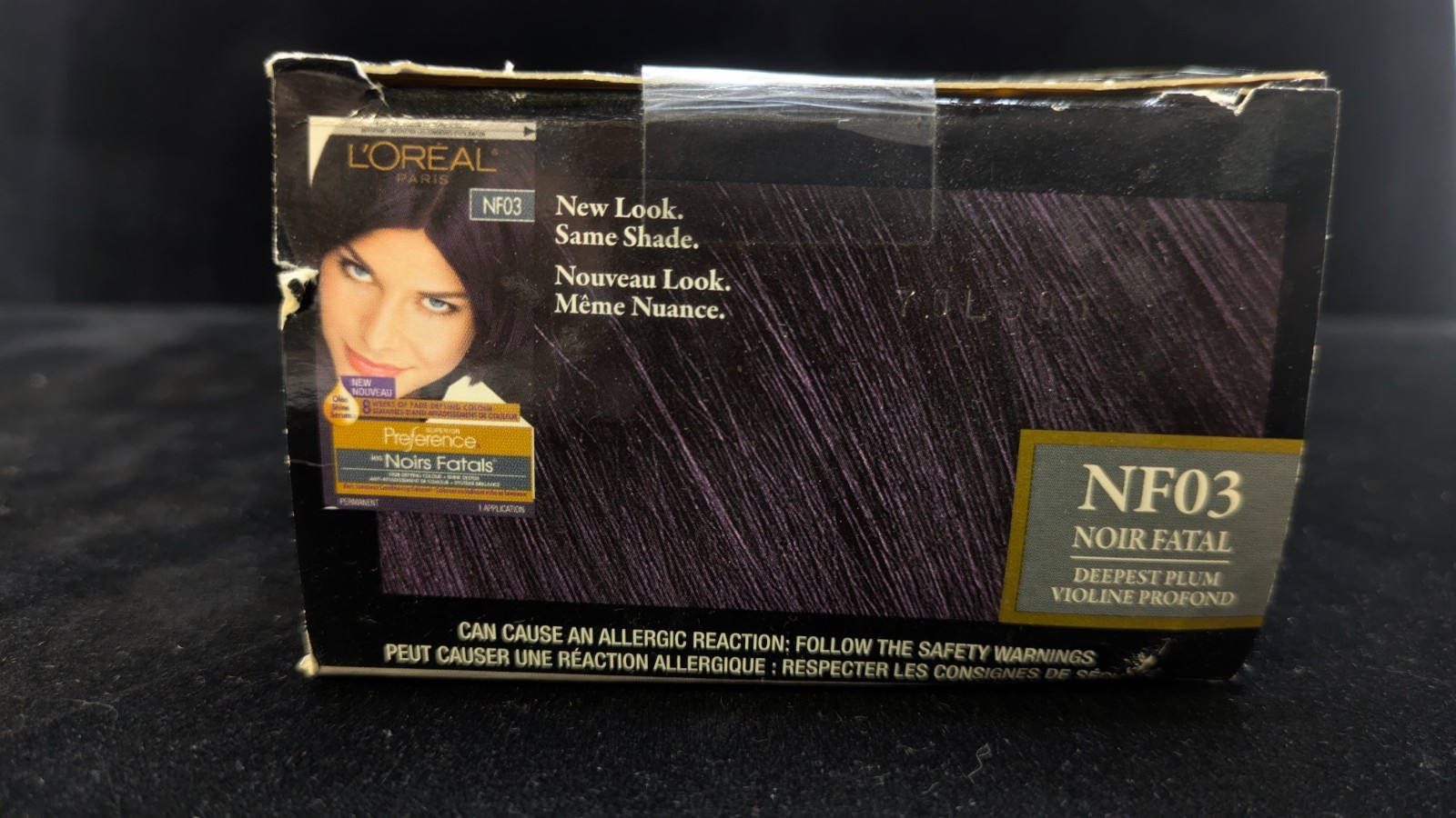 2 L'Oreal Preference Hair Color NF03 Noir Fatal - photo 3