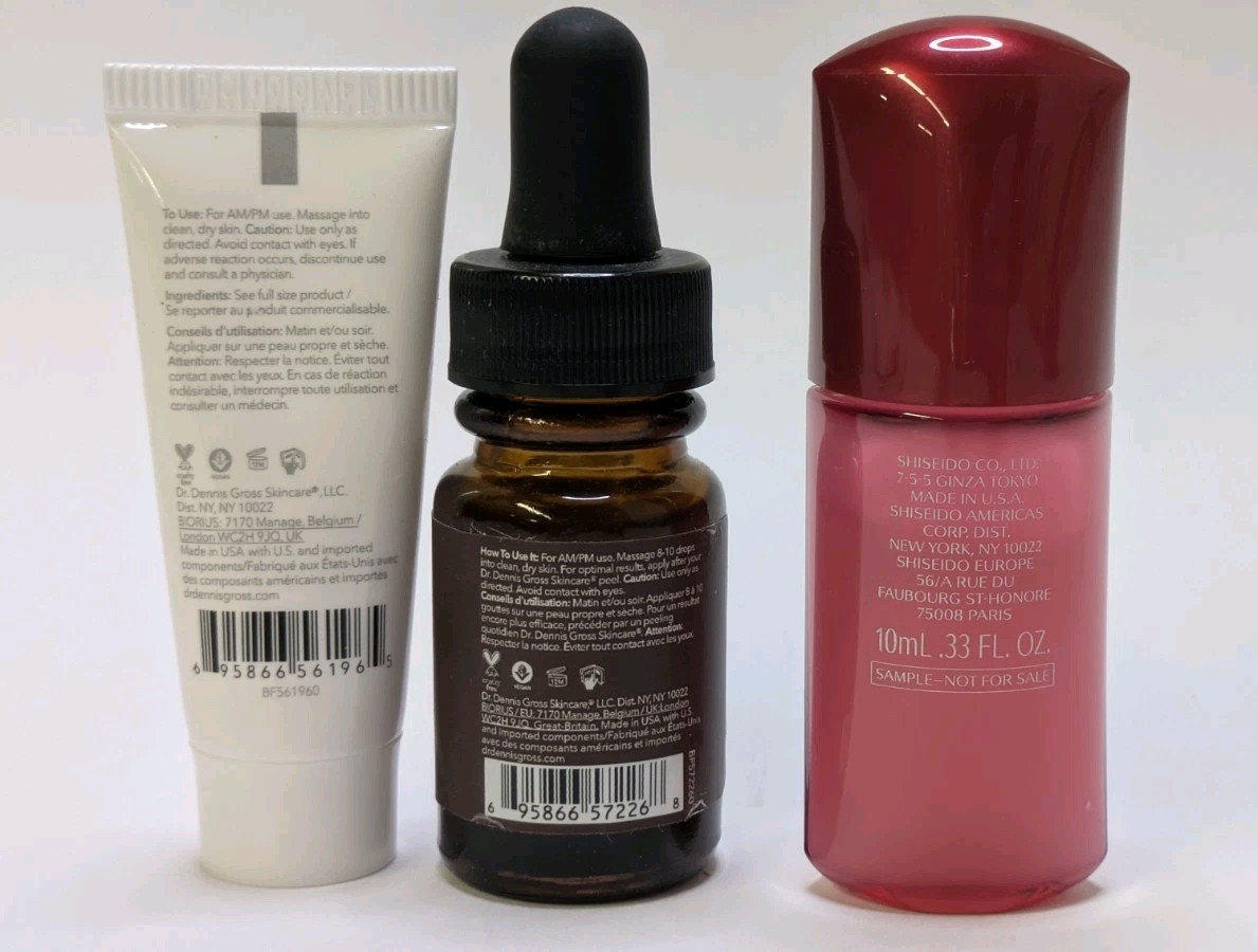 3pc Dr Dennis Gross Texture Renewal Serum & Shiseido - photo 2