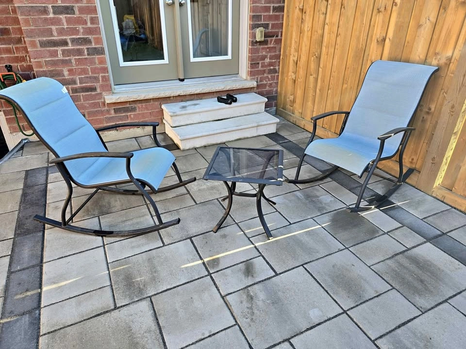 Patio 2 Chairs and Table Set