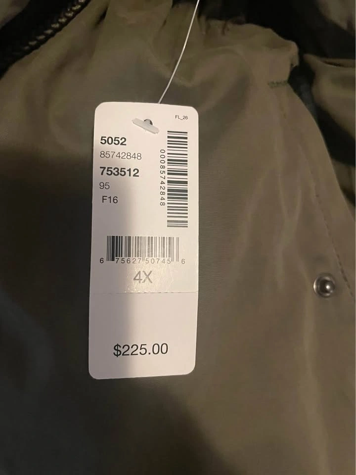 DC Jeans Hooded Winter Jacket - Size 4X - photo 4