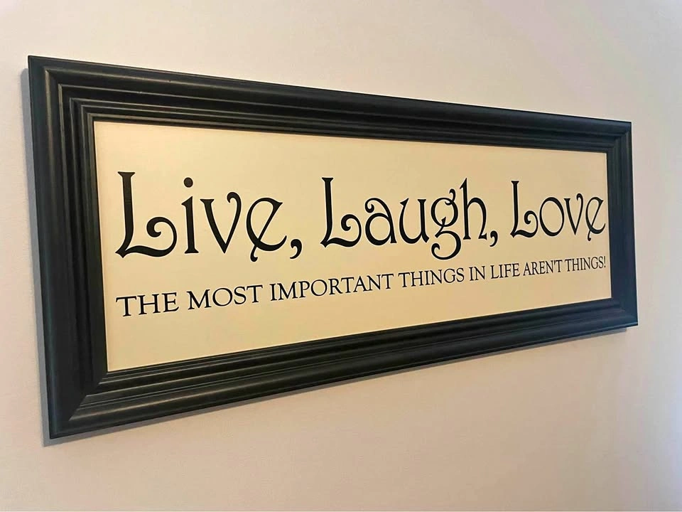 36" Live, Laugh, Love Quote Wall Decor