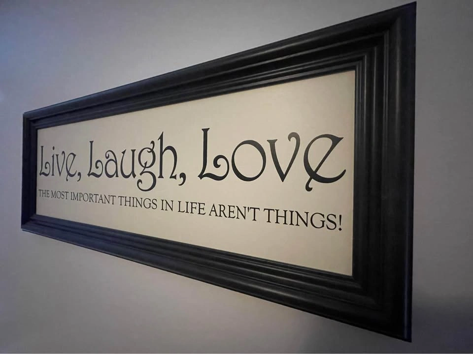 36" Live, Laugh, Love Quote Wall Decor - photo 3