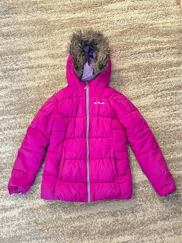 Girls Winter Coat - Columbia - EUC thumbnail