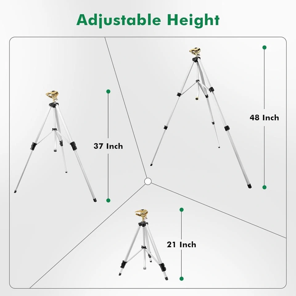 RESTMO Heavy Duty Tripod Impact Sprinkler - photo 3