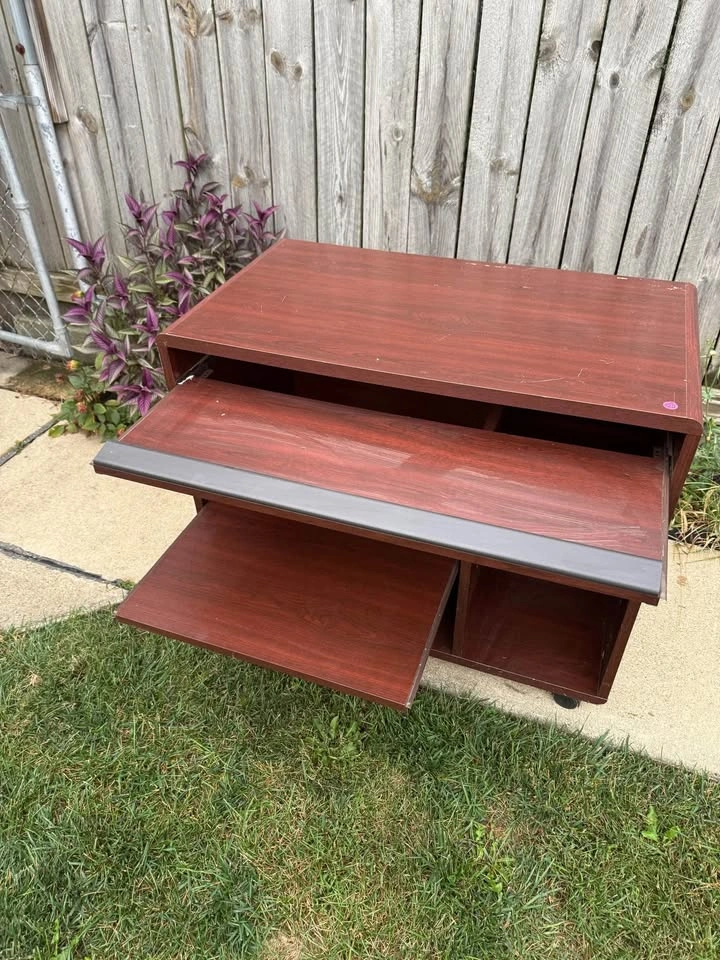 Old Computer Desk - photo 4