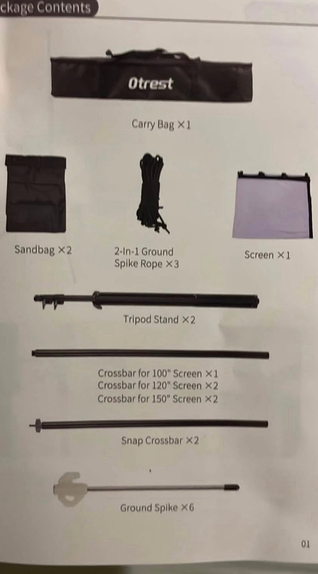 TOPTRO TR23 Multimedia Projector & Screen - photo 5