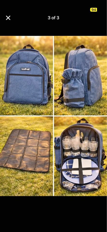 Brand New Apollo Walker Picnic Backpack Set — Outdoor Kit