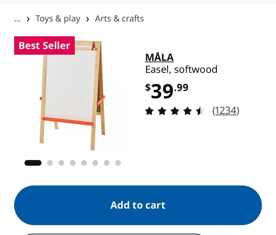 IKEA MÅLA Easel Board 🎨✨ - photo 3