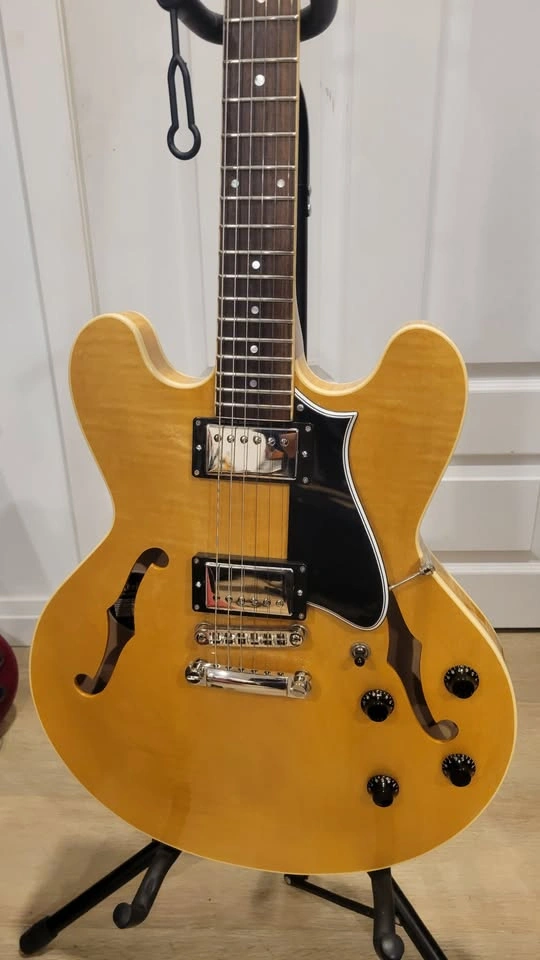$3800 Heritage 535 Semi-hollow Electric Guitar - Natural - photo 3