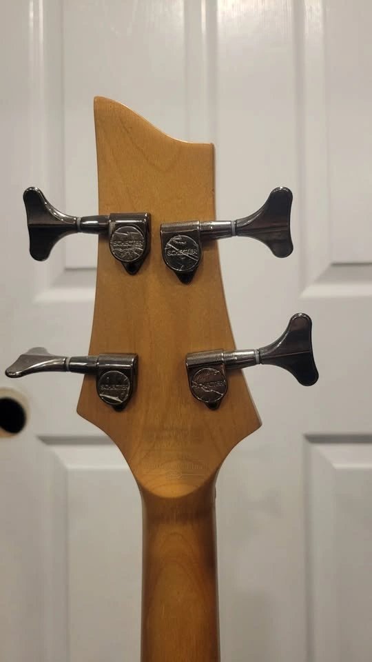 $500 Schecter Omen-4 Electric Bass Guitar - Satin Walnut - photo 5