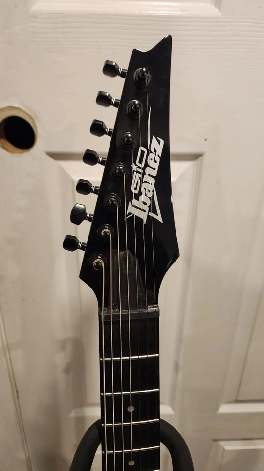 $500 Ibanez Gio GRG7221QA 7-String Electric Guitar – Transparent - photo 5