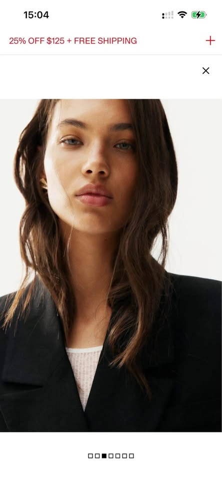 H&M Black Linen Vest - photo 3