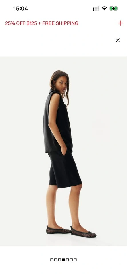 H&M Black Linen Vest - photo 4