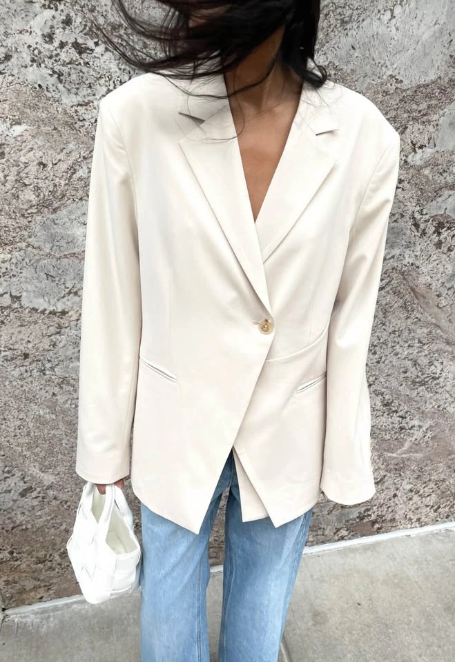 Oak + Fort Milk Suit (Blazer & Pants) - photo 2