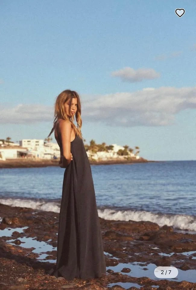 New Zara FLOWY MIDI DRESS - photo 2