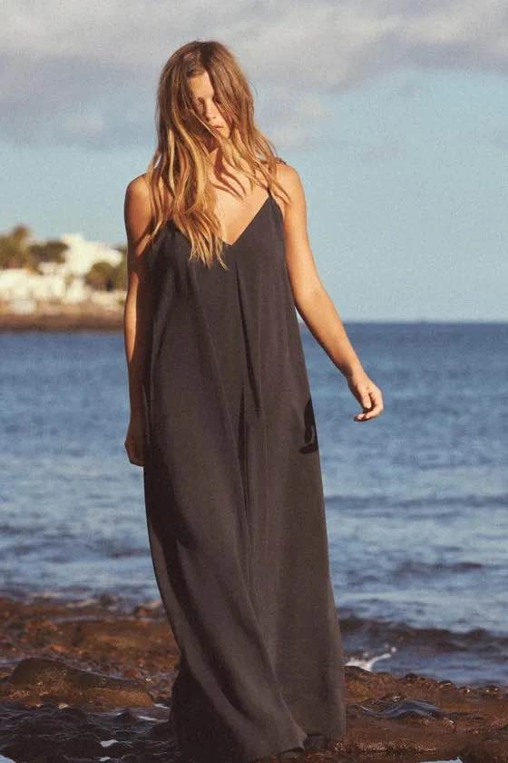 New Zara FLOWY MIDI DRESS - photo 4