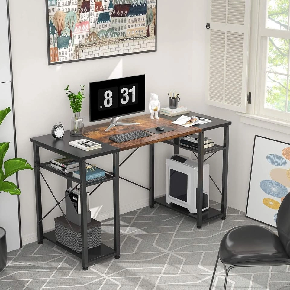 Foxemart 55" Computer Desk with Storage Shelves - photo 3