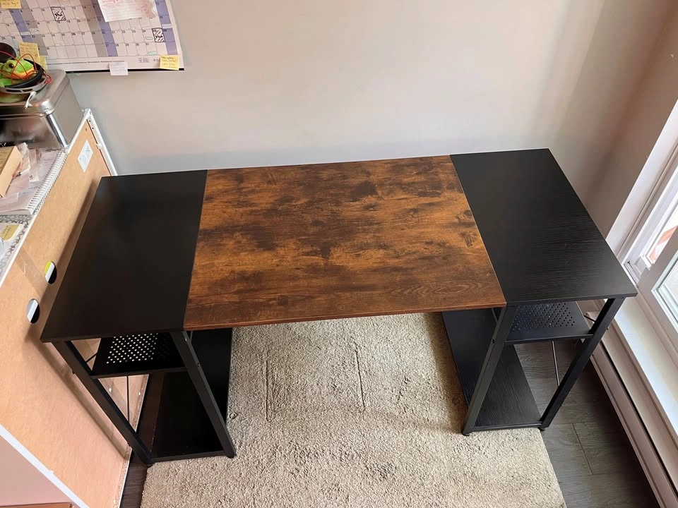 Foxemart 55" Computer Desk with Storage Shelves - photo 4
