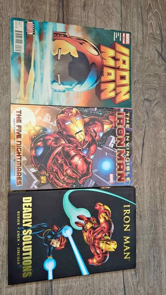 Various Iron Man Books