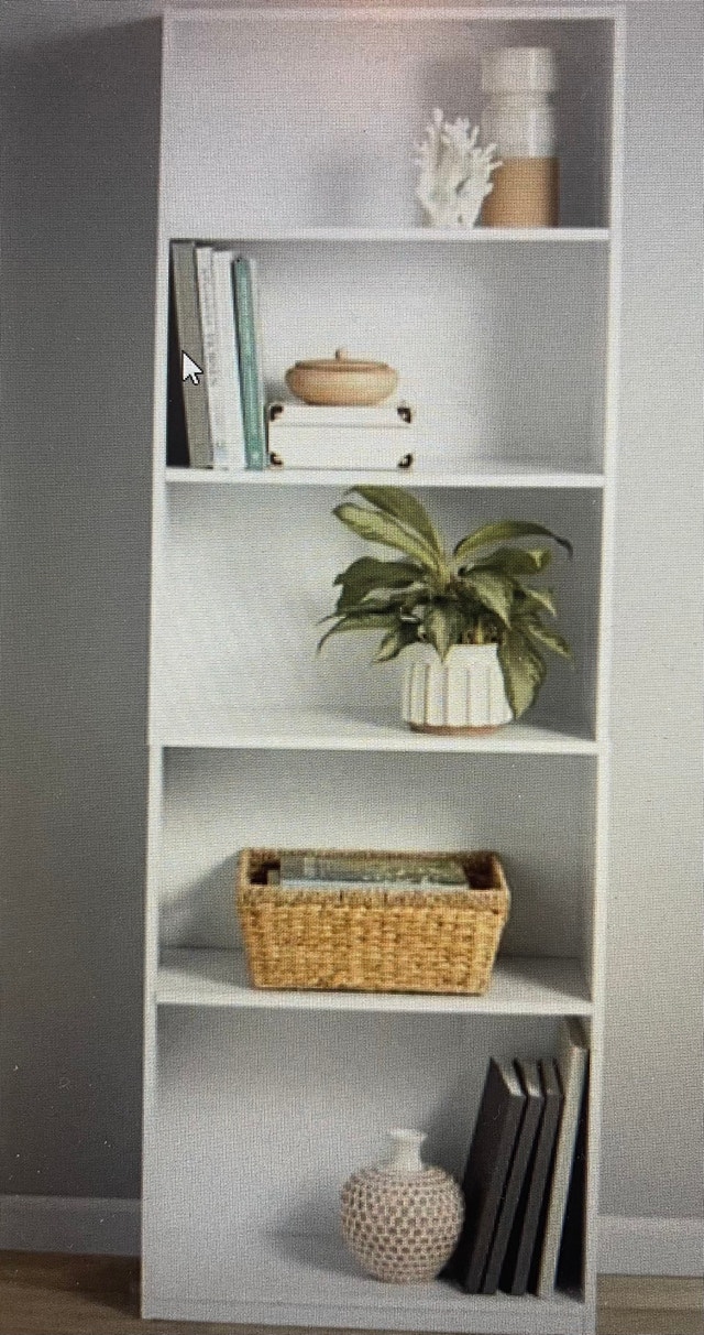 White Bookcase
