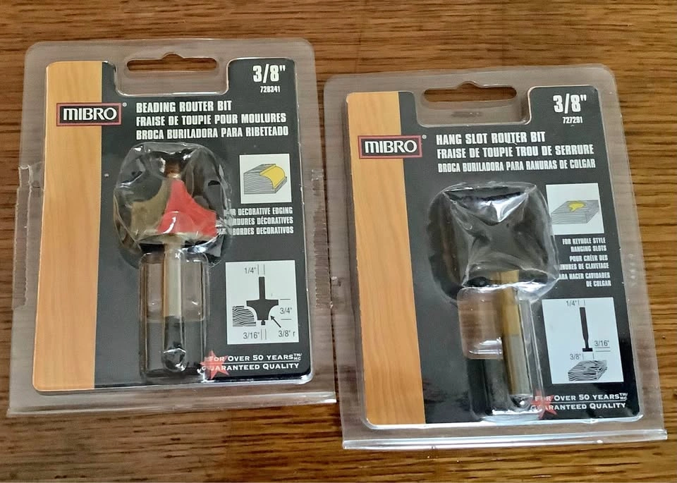 Router Bits 3/8” Shaft