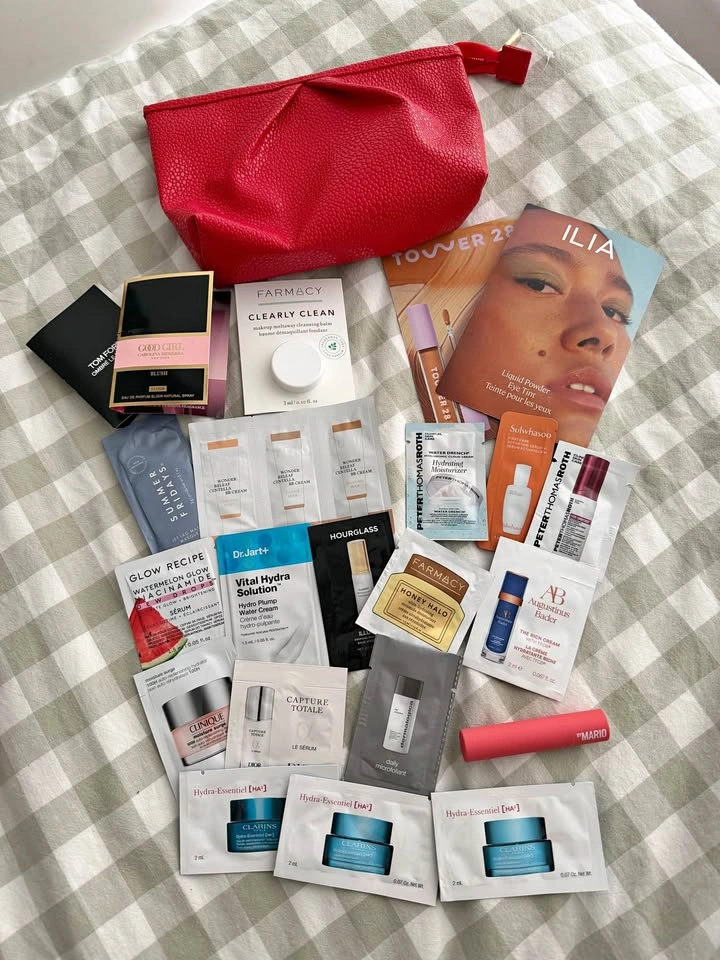 Sephora Makeup Bag and Samples