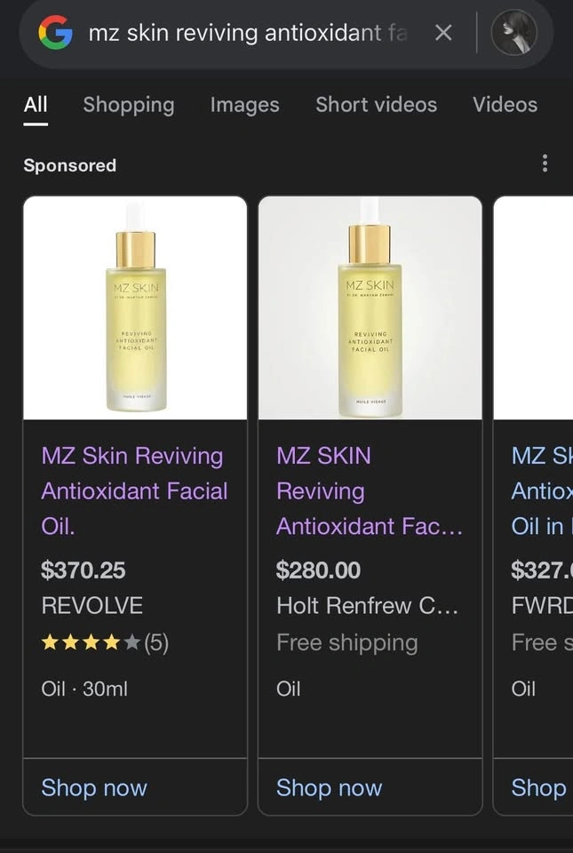 MZ Skin REVIVING ANTIOXIDANT FACIAL OIL - photo 2