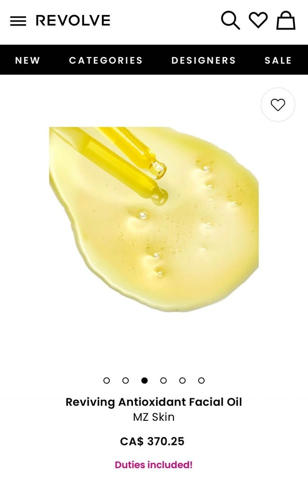 MZ Skin REVIVING ANTIOXIDANT FACIAL OIL - photo 3