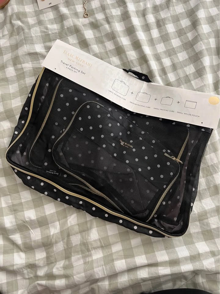 Isaac Mizrahi 4-Piece Travel Packing Set