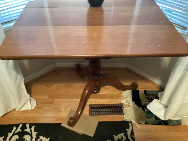 Solid pine table