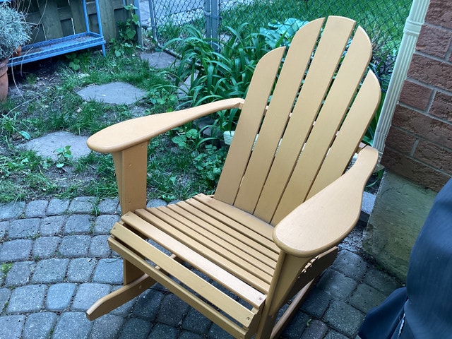 Garden rocking chair