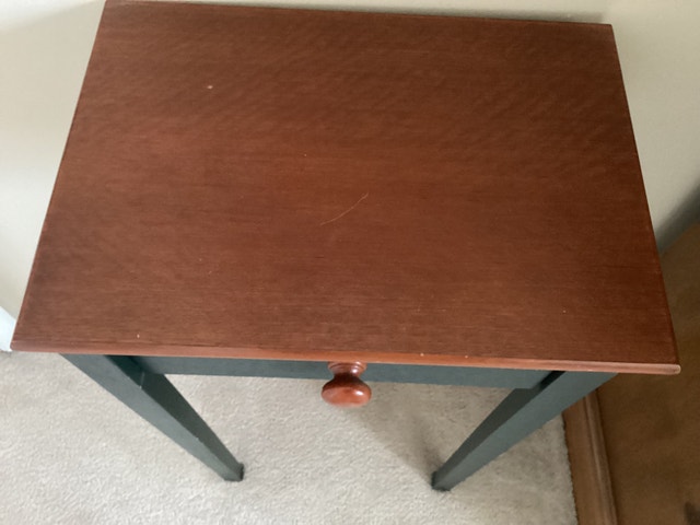 Country Style Accent Table and Mirror Set - photo 4
