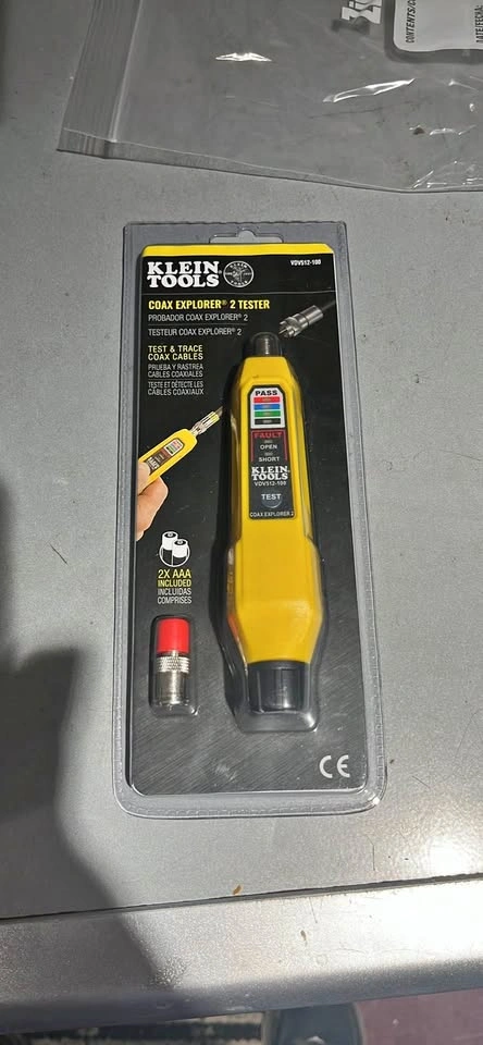 NEW Klein Tools Coax Explorer 2 Tester