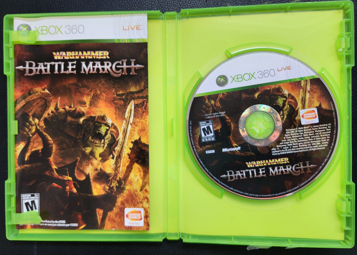 Warhammer Battle March Xbox 360 Strategy RTT Complete w Manual - photo 3