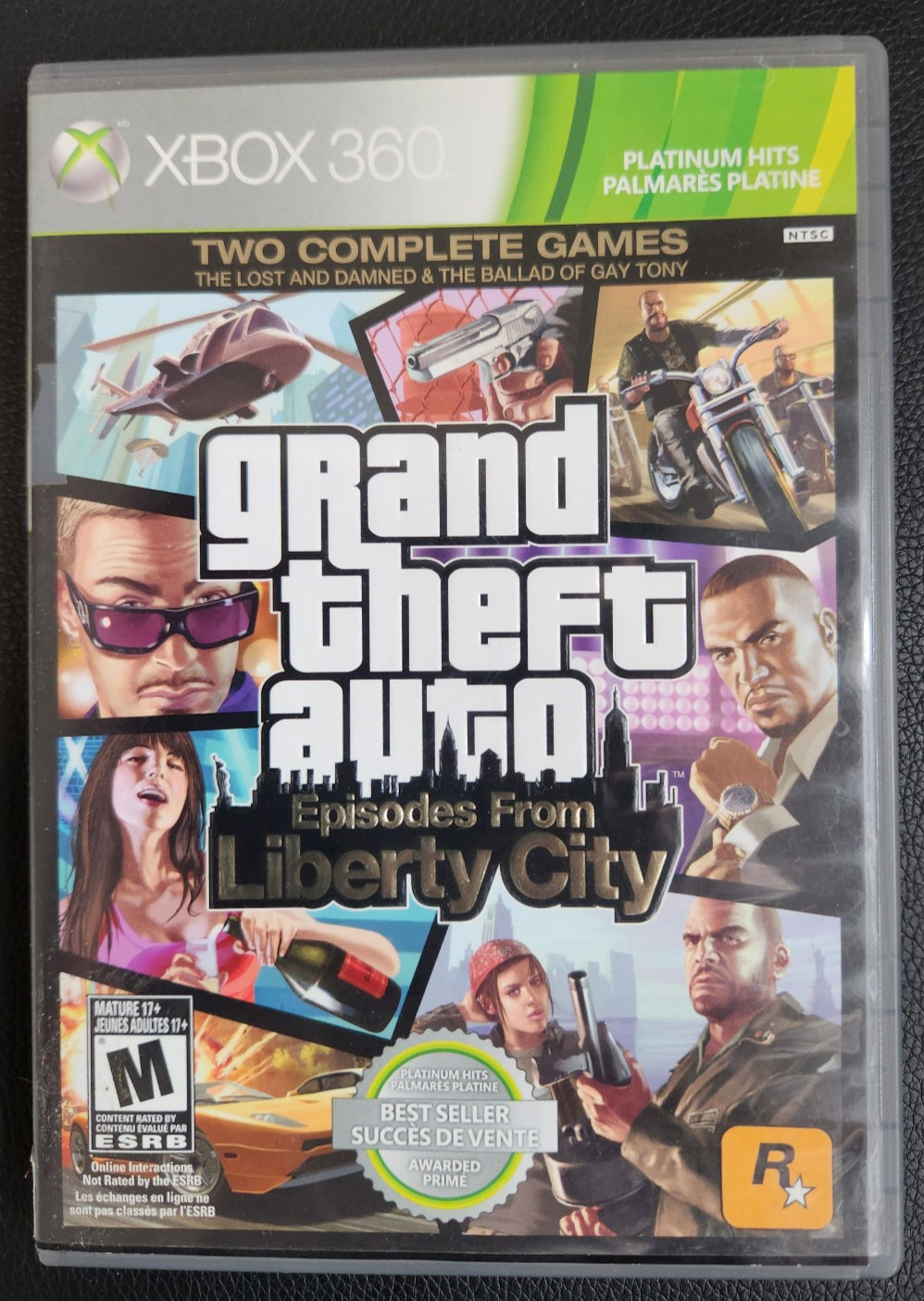 Grand Theft Auto: Episodes From Liberty City (Xbox 360, 2009) Te