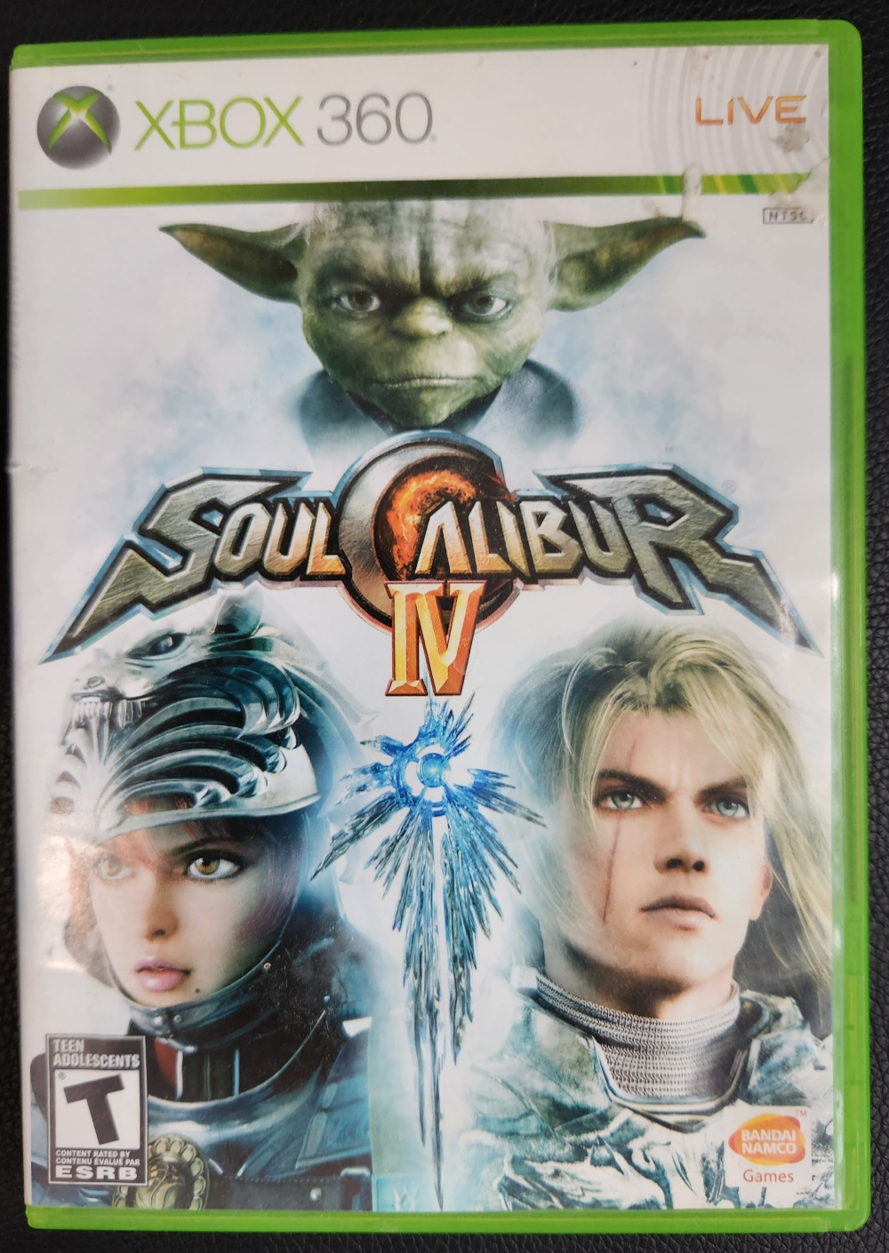 Soul Calibur IV 4 (Microsoft Xbox 360, 2008) Used, No Manual