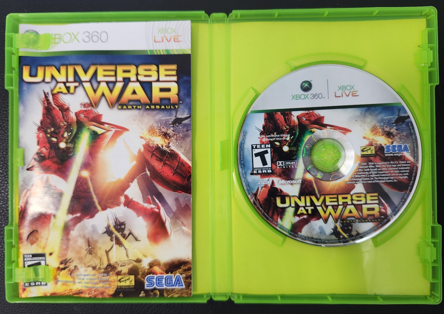 Universe at War: Earth Assault Xbox 360 (2008) CIB - photo 3