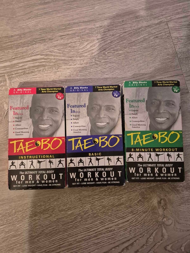 Billy Blanks Tae Bo VHS Set
