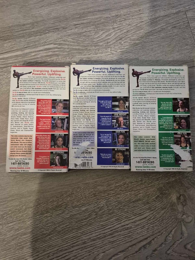 Billy Blanks Tae Bo VHS Set - photo 2