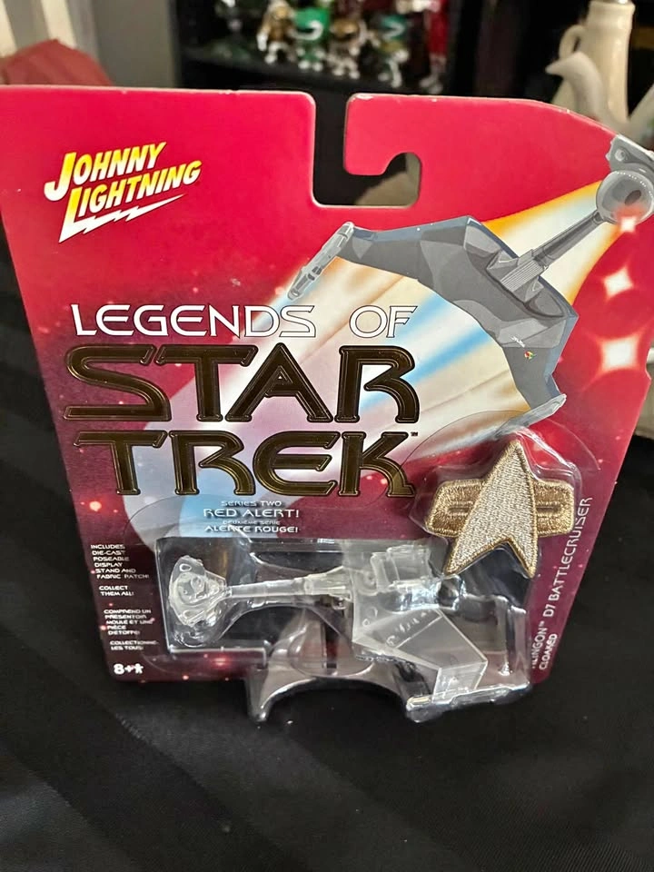 Johnny Lightning Klingon D7 Battlecruiser Star Trek Red Alert