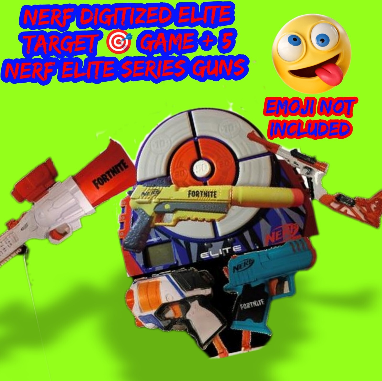 NERF Target Game, Fortnite Sharpfire Elite, Foam Ammo